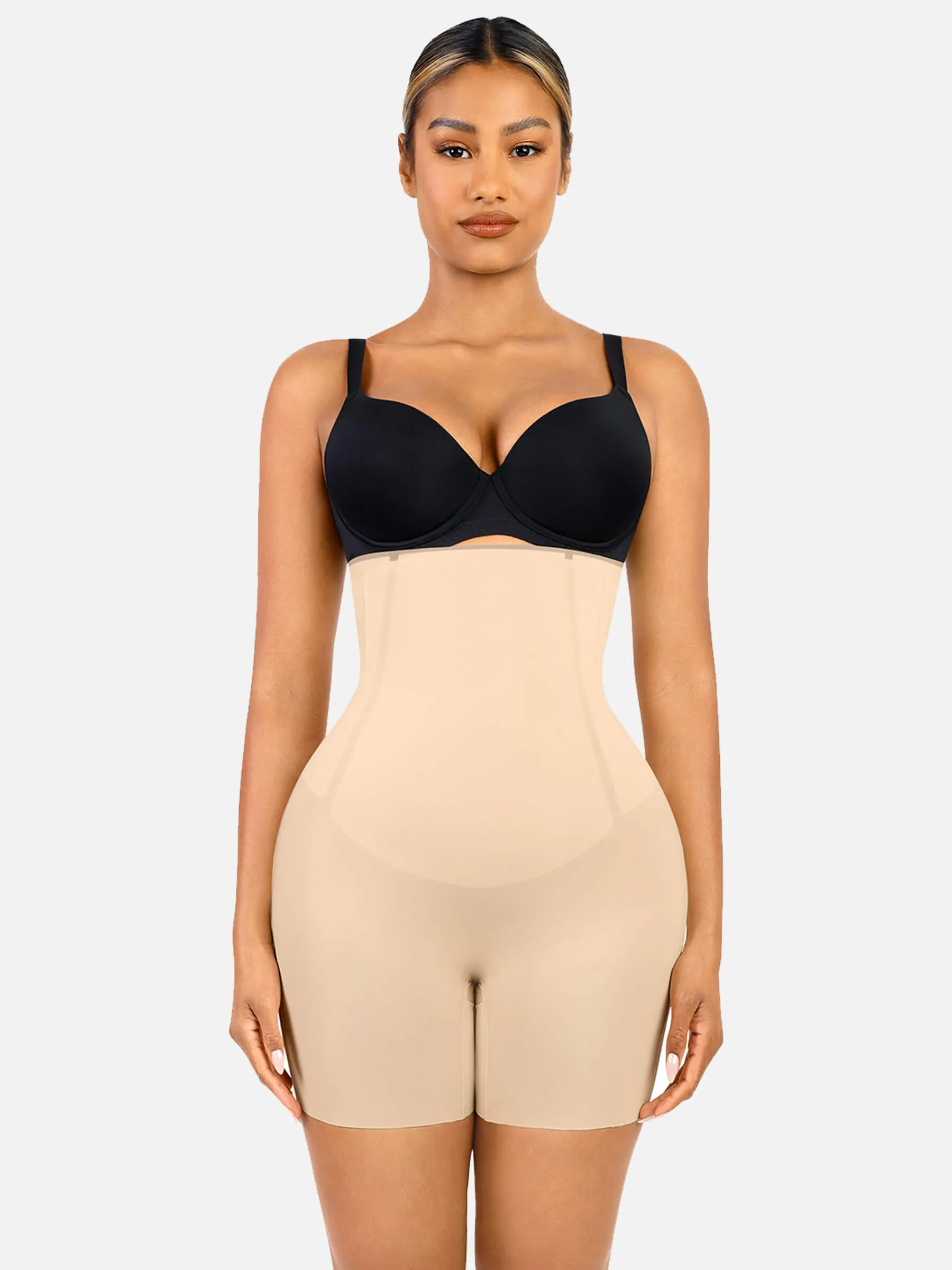 Feelingirl High Waist  Slimming Body Shorts