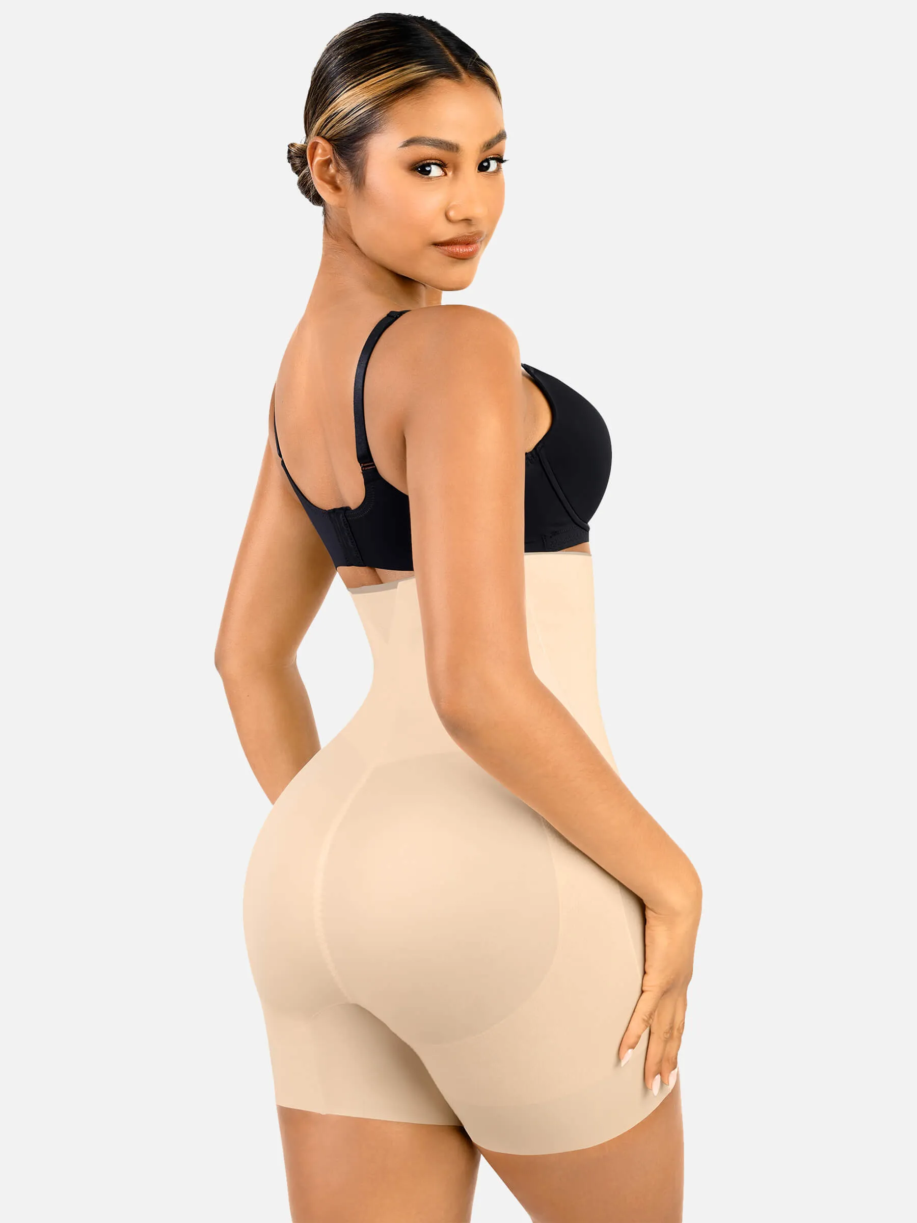 Feelingirl High Waist  Slimming Body Shorts