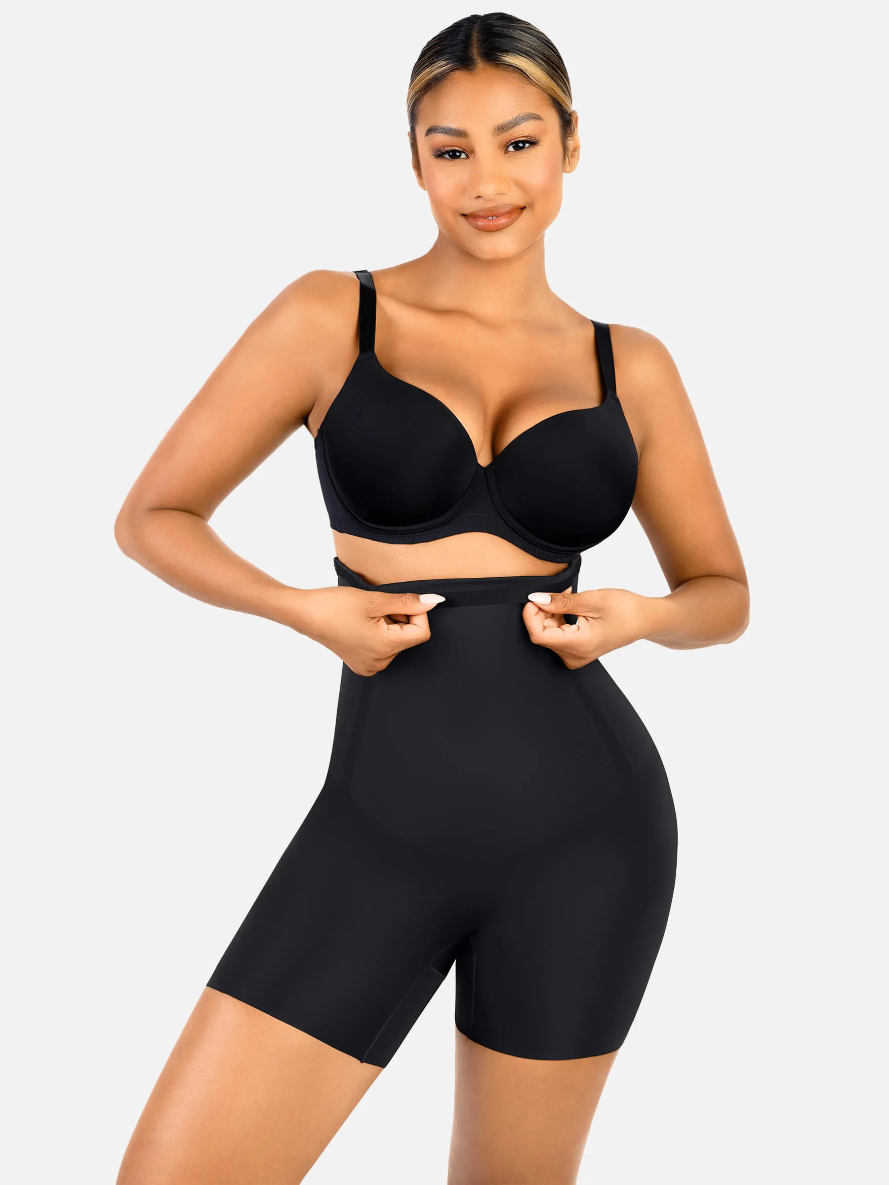 Feelingirl High Waist  Slimming Body Shorts