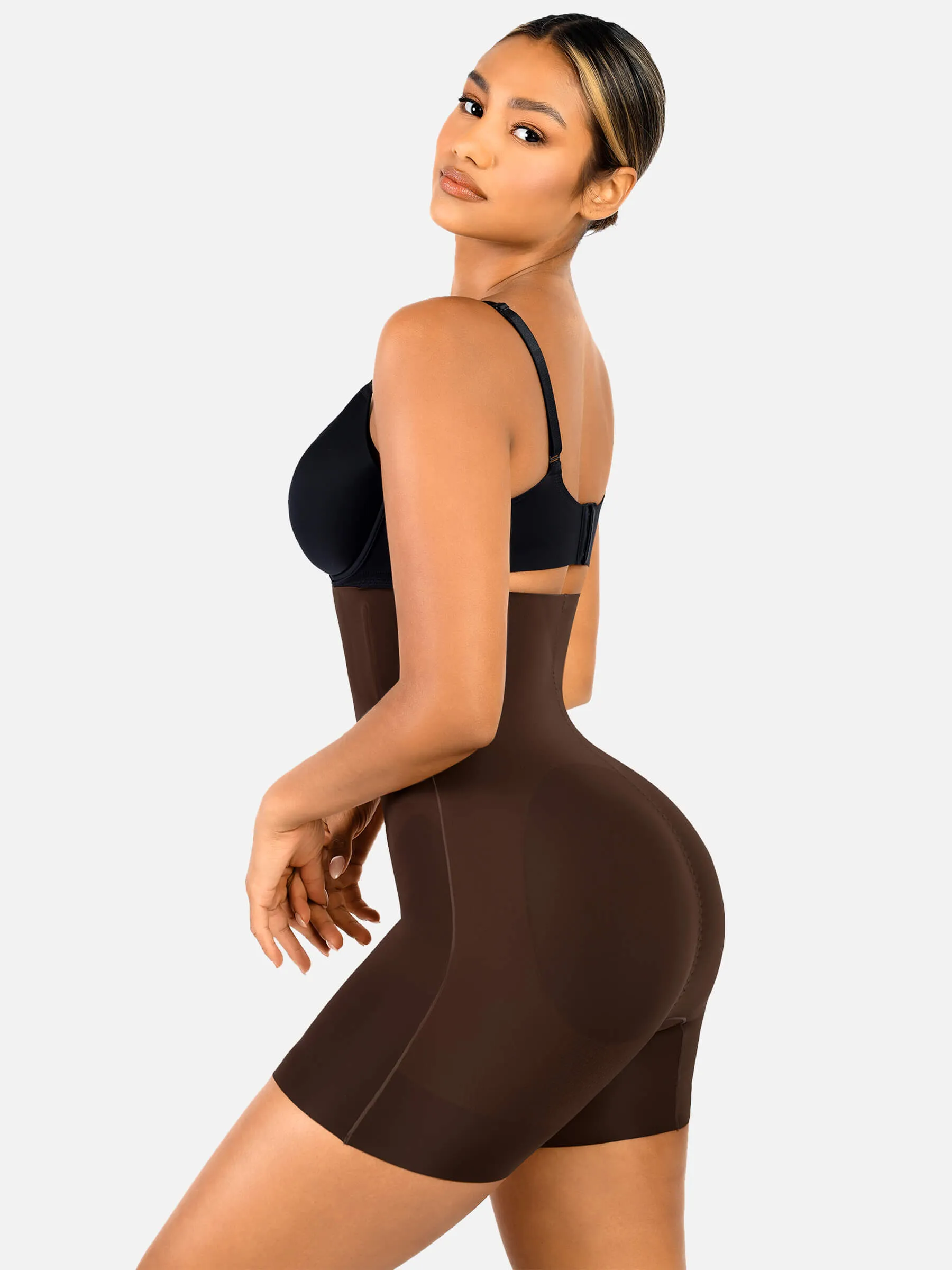 Feelingirl High Waist  Slimming Body Shorts
