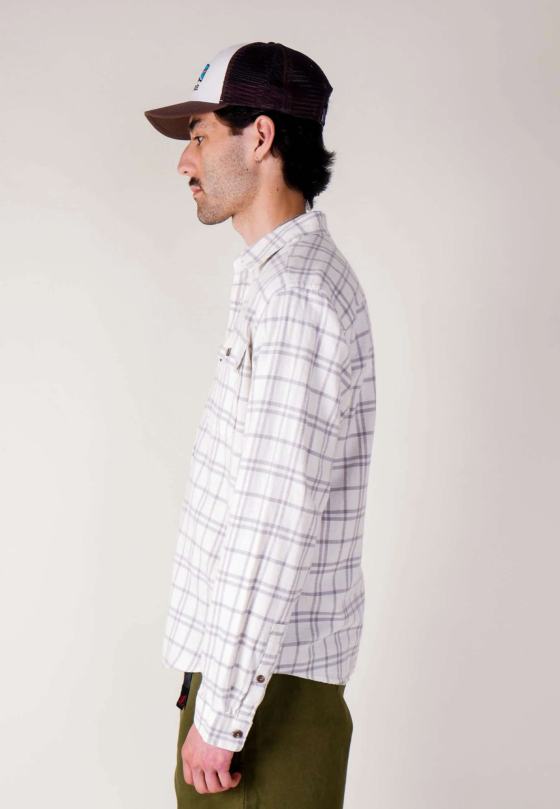 Fjord Flannel Shirt - Birch White