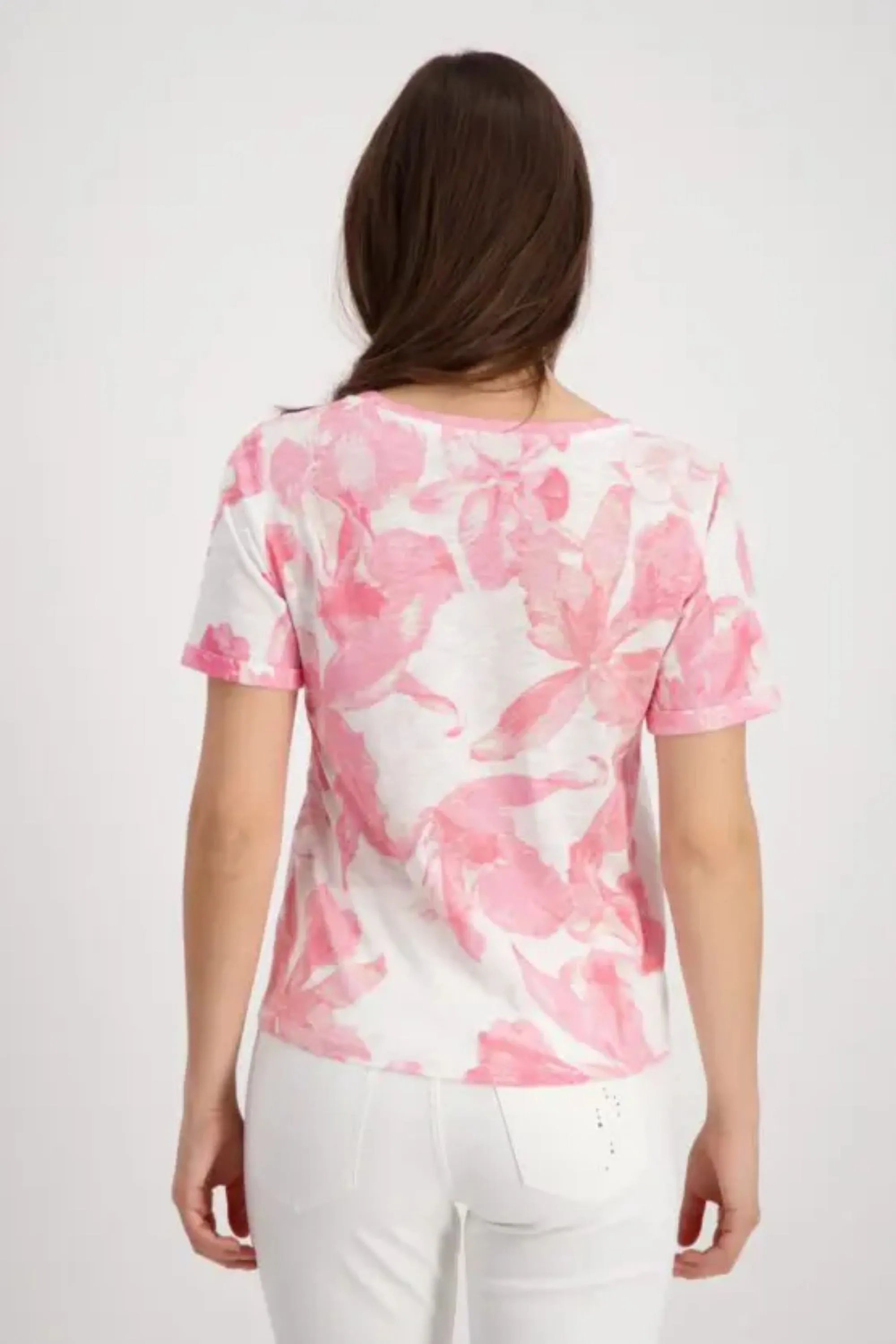 FLORAL TEE - 408175MNR