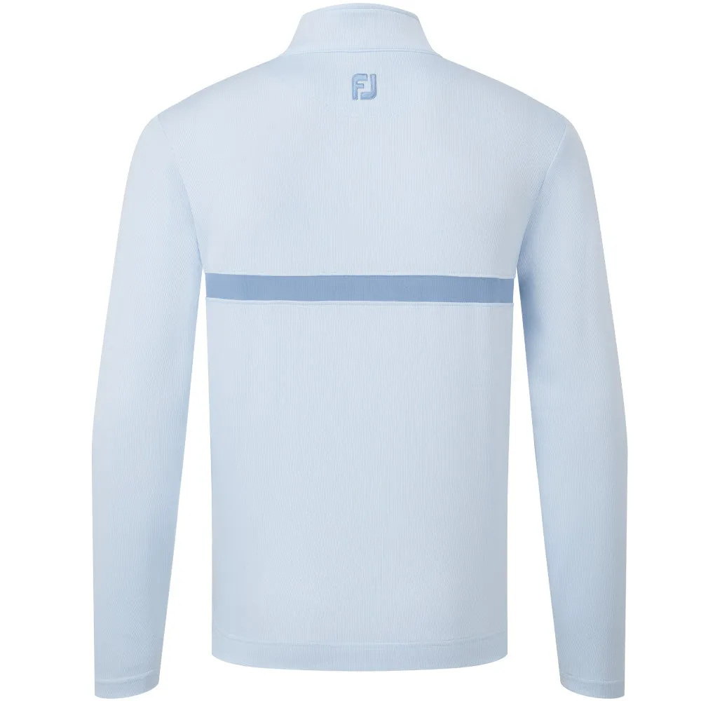 FootJoy Inset Stripe Chillout Pullover - Mist/Storm