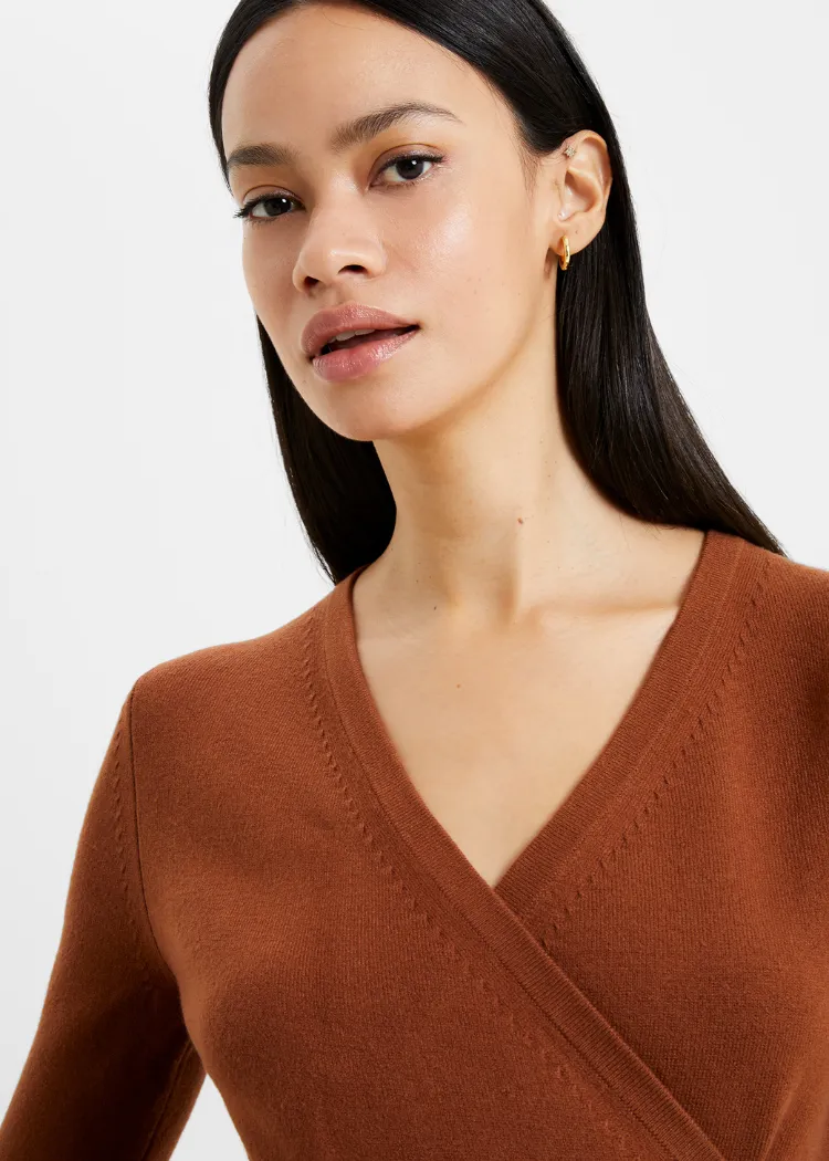 French Connection Babysoft Wrap Mini Dress ***FINAL SALE***
