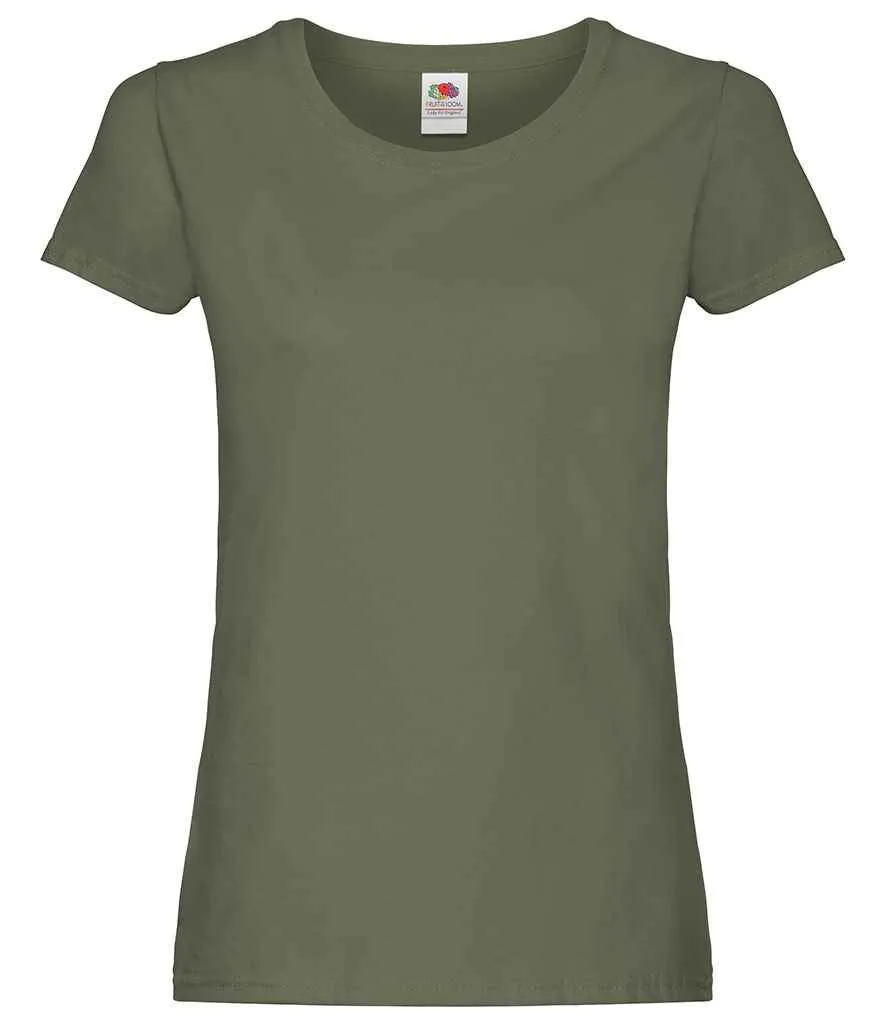 Fruit of the Loom Original T-Shirt (Ladies) - Dark Colours