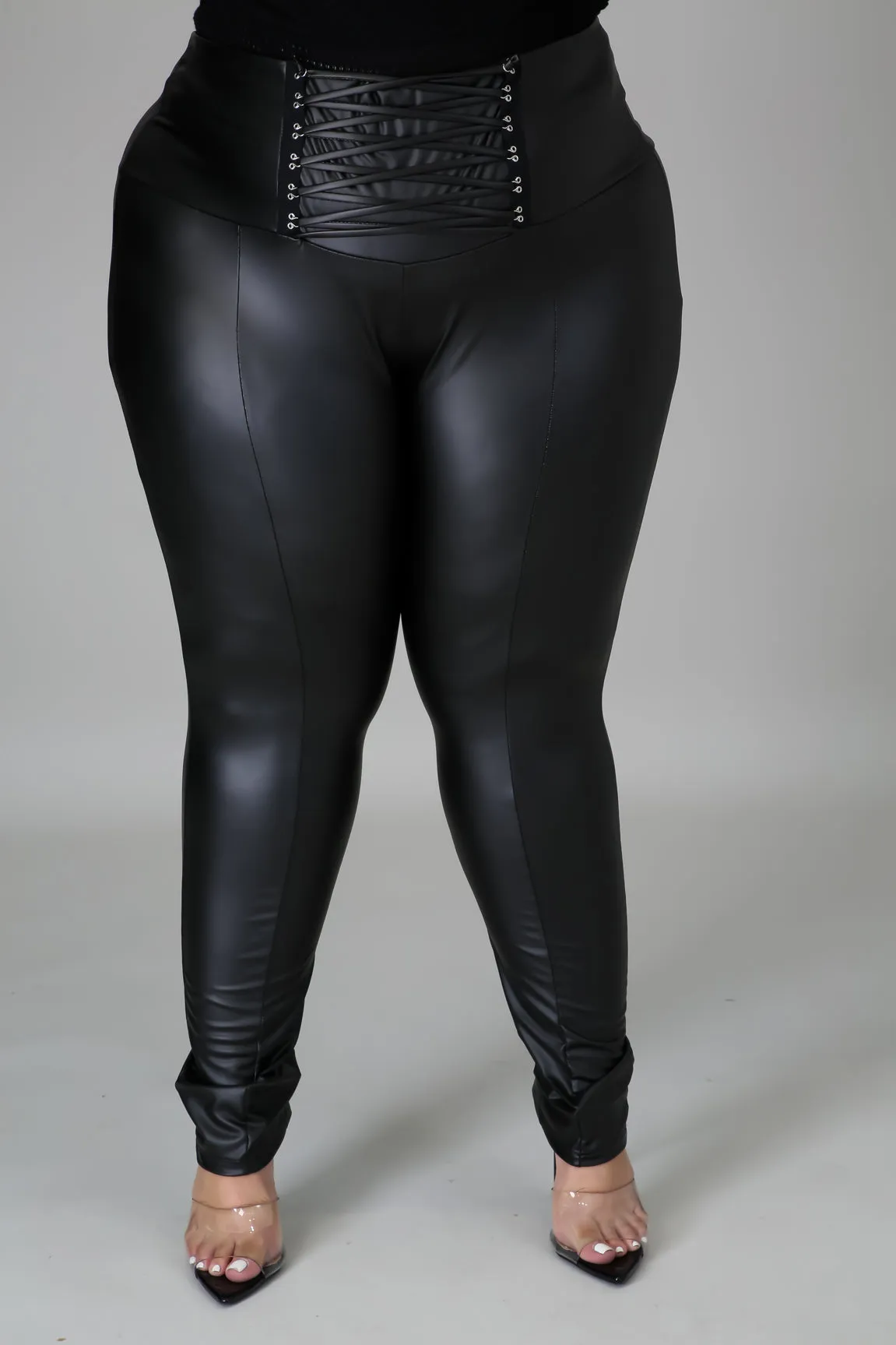Full Length Faux Leather Leggings