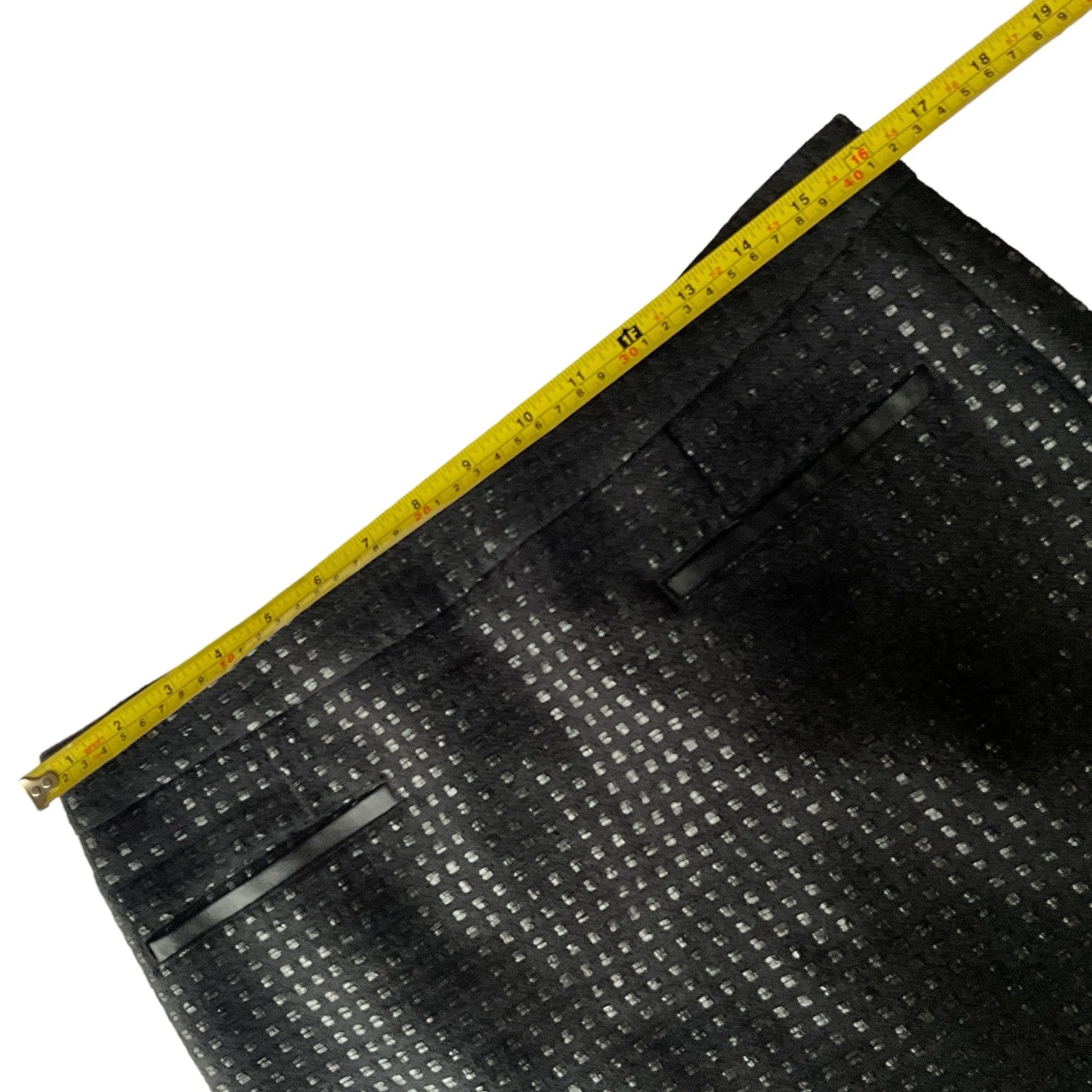 Gap Black Checkered Mini Skirt Size 6