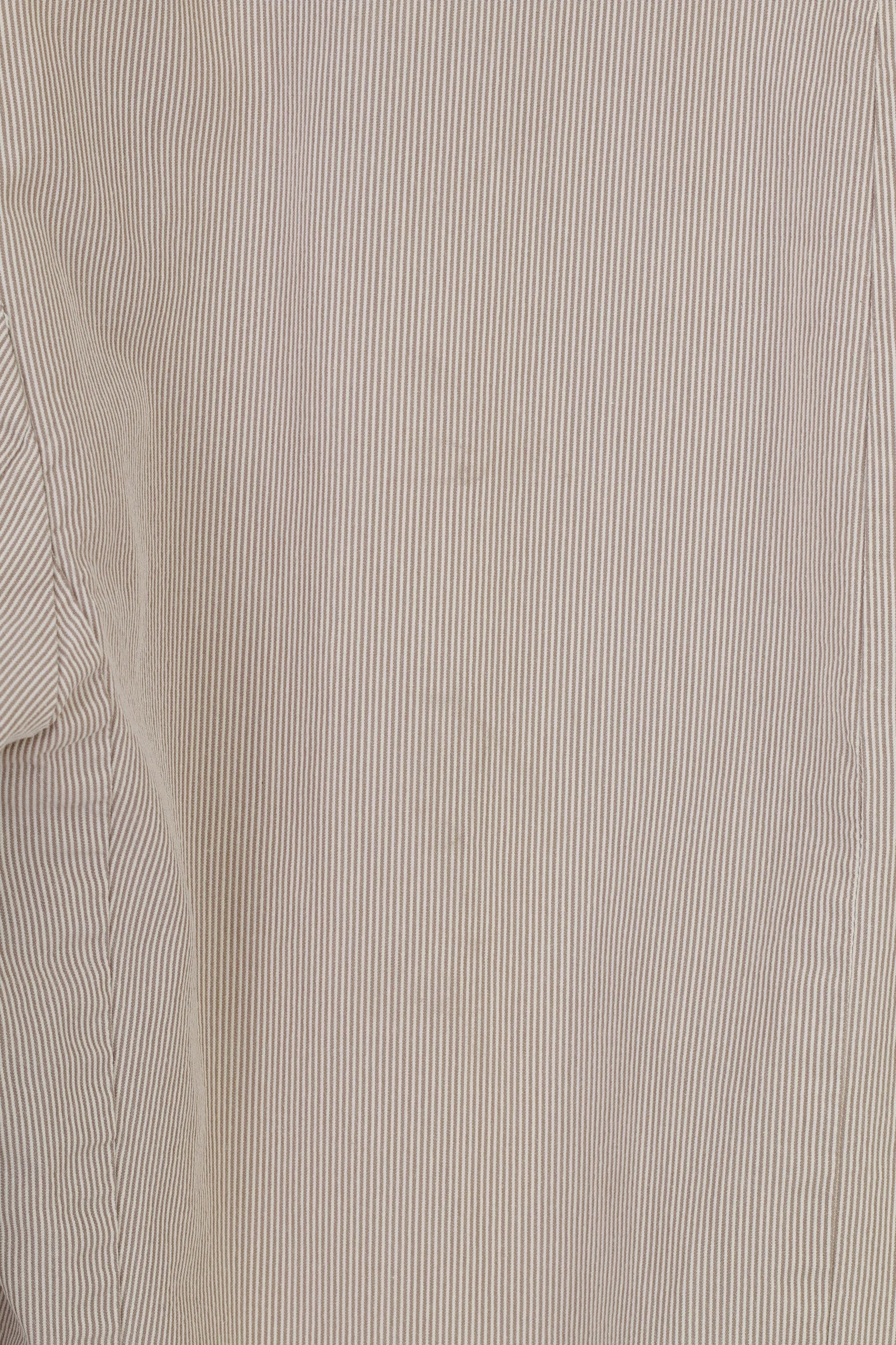 Gap Men M Blazer Breasted Striped Beige Bottoms Cotton Elegant Vintage  Top