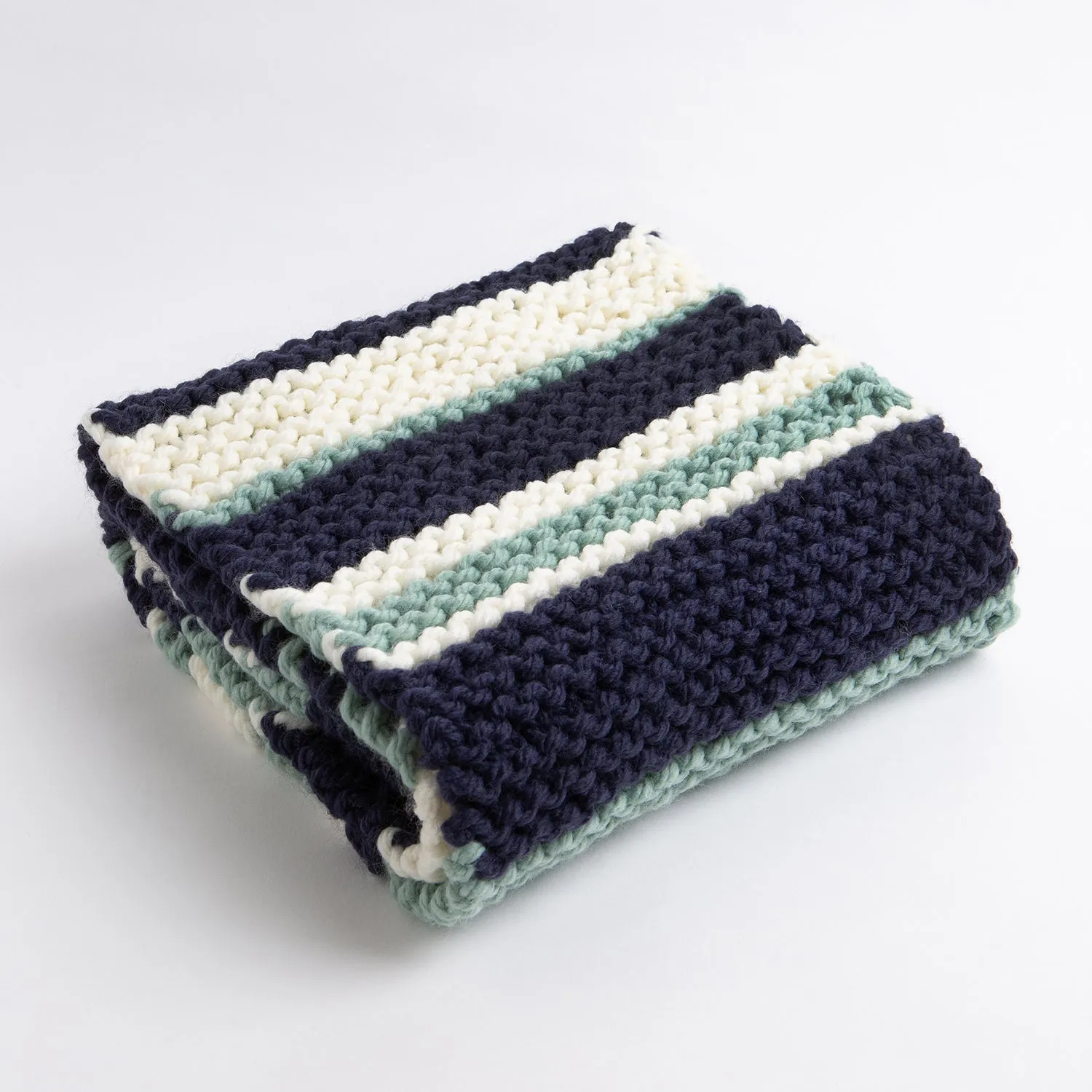 Garter Stripe Scarf Knitting Kit