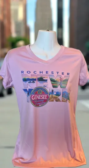 Genesee New York Dri Wik Women's Lilac T