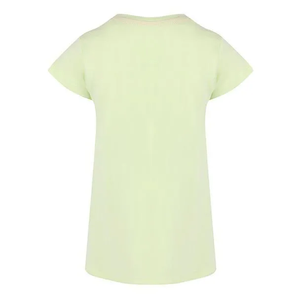 GIRLS GREEN GRAPHIC T-SHIRT