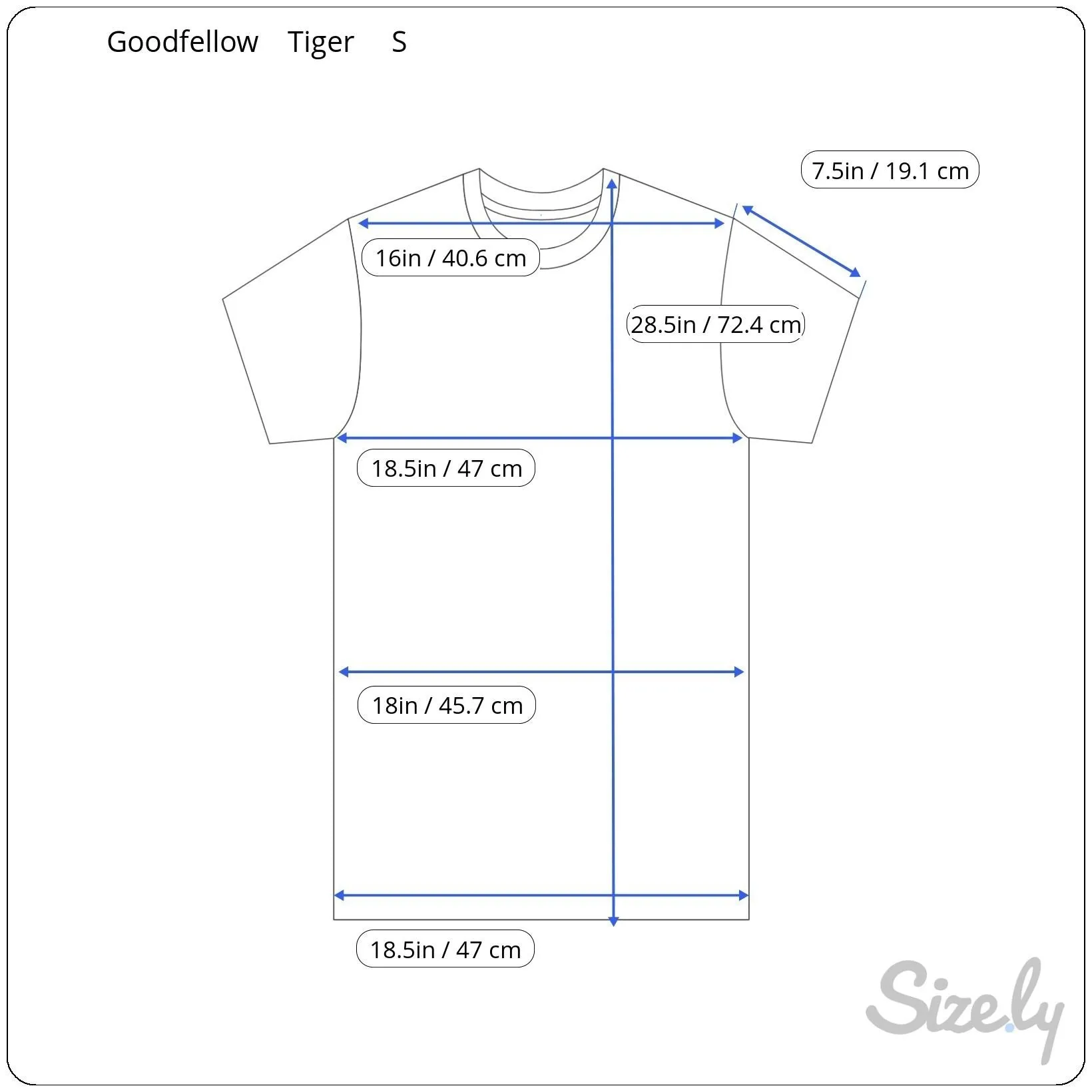 Goodfellow & Co. Mens Gray Graphic Print Crew Neck Tiger Short Sleeve T-Shirt S