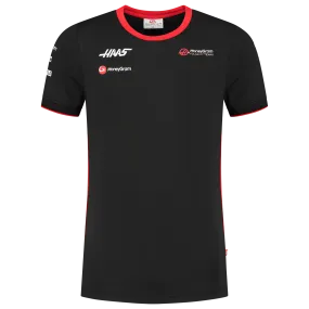 Haas Racing F1 2023 Team Fitted T-Shirt - Black