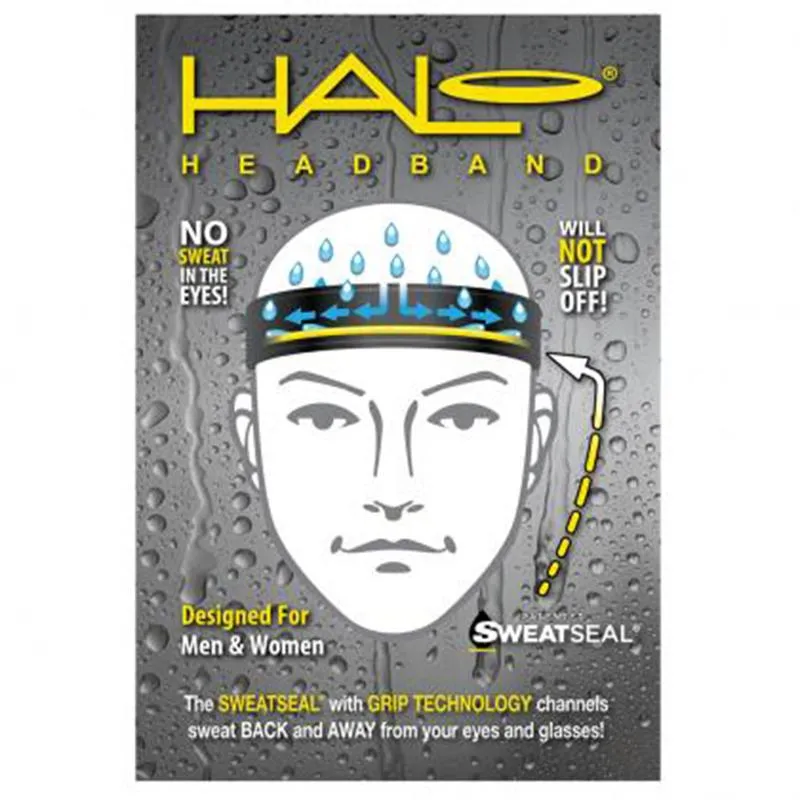 Halo II-Pullover Headband Graphic Design 2 Inch Wide