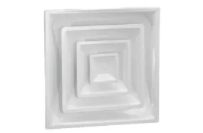 Hart & Cooley 064335 Fixed Pattern Three Cone T-Bar Diffusers R6 08 W