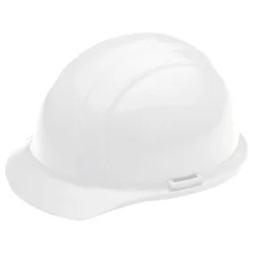 HH 19361 White Standard 4PT Rachet Suspension Hard Hat