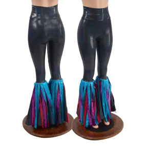 High Waist Bell Bottom Flares with Gladiator Fringe
