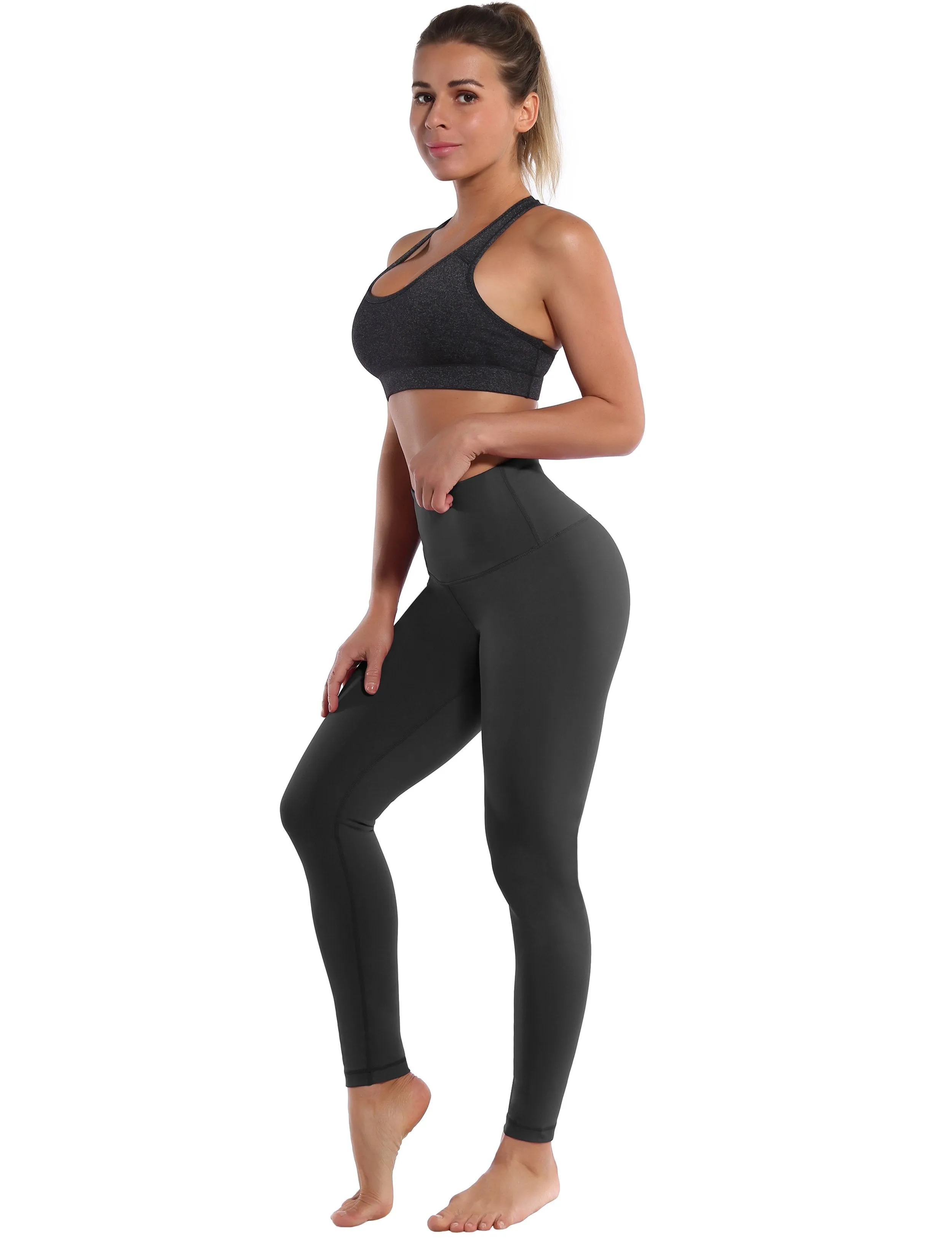High Waist Gym Pants shadowcharcoal ins_Gym