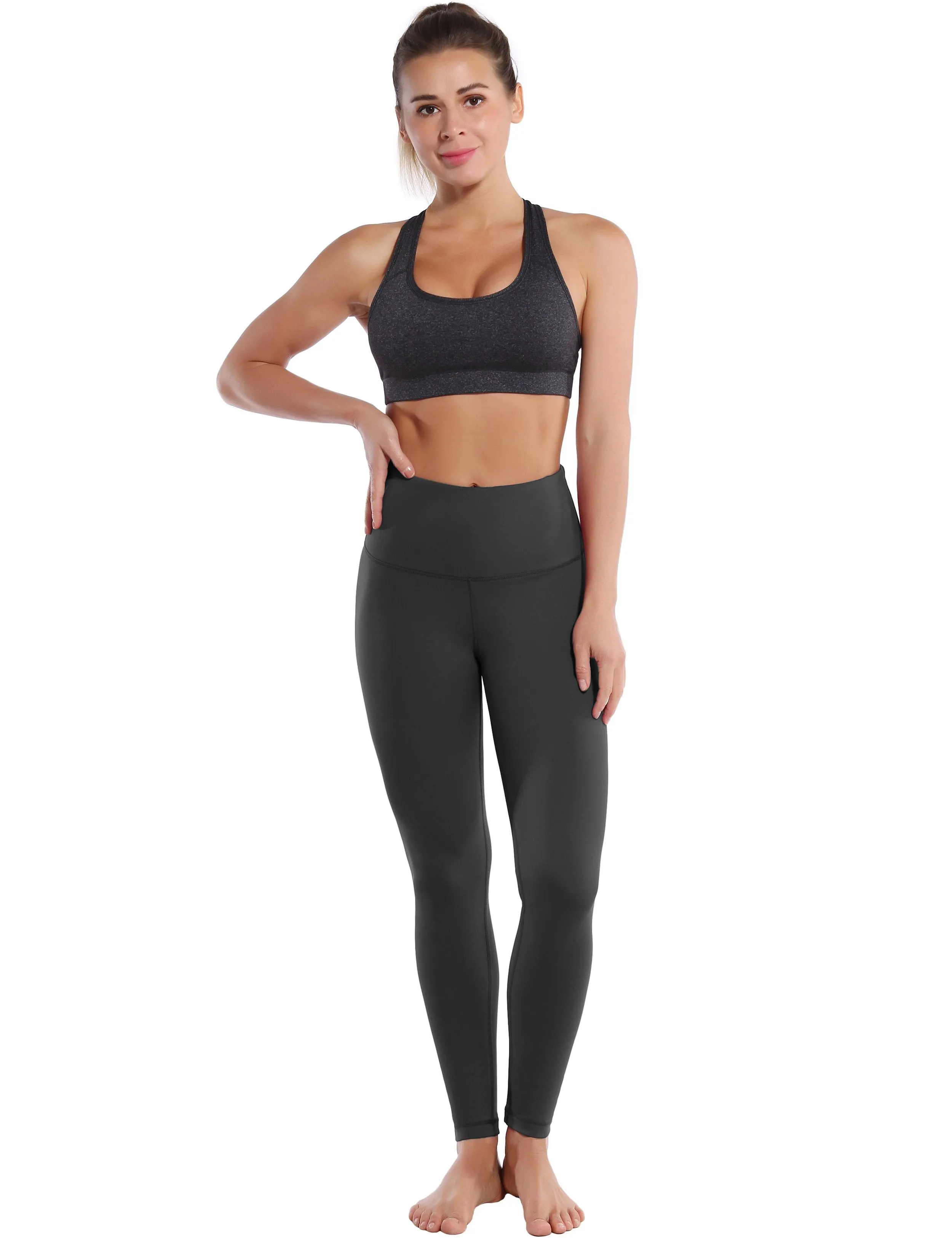 High Waist Gym Pants shadowcharcoal ins_Gym