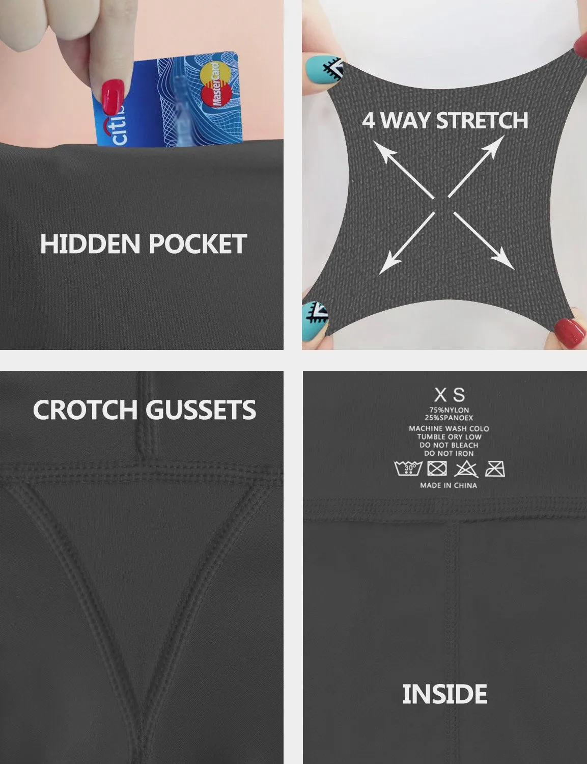 High Waist Gym Pants shadowcharcoal ins_Gym