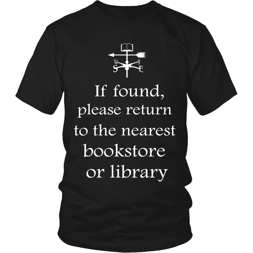If found return to bookstore