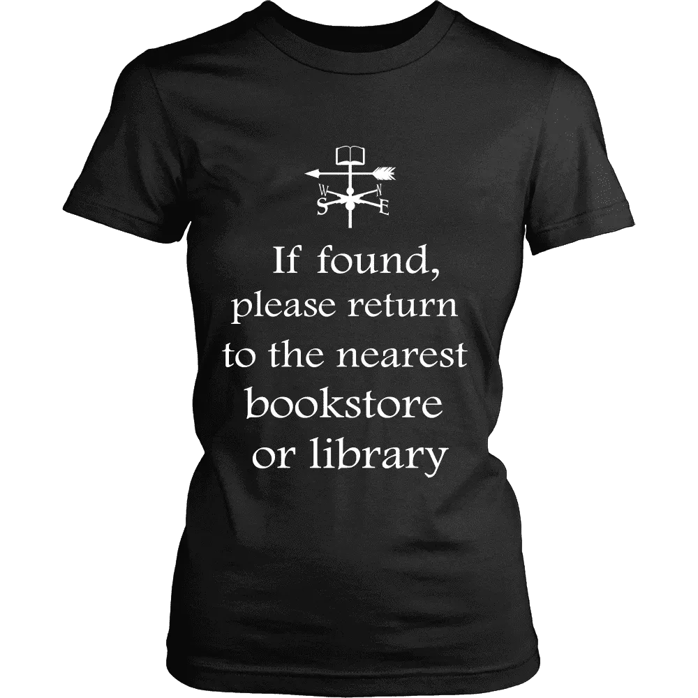 If found return to bookstore
