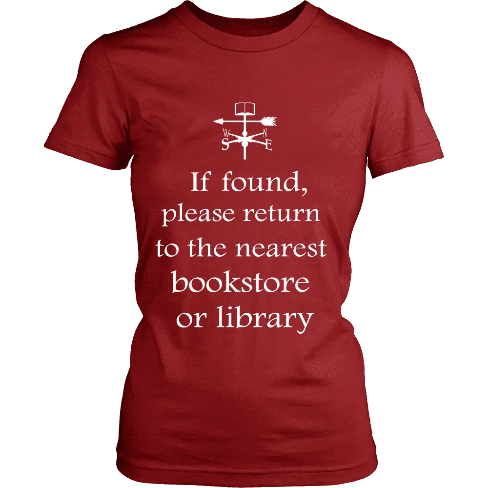 If found return to bookstore