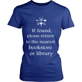 If found return to bookstore