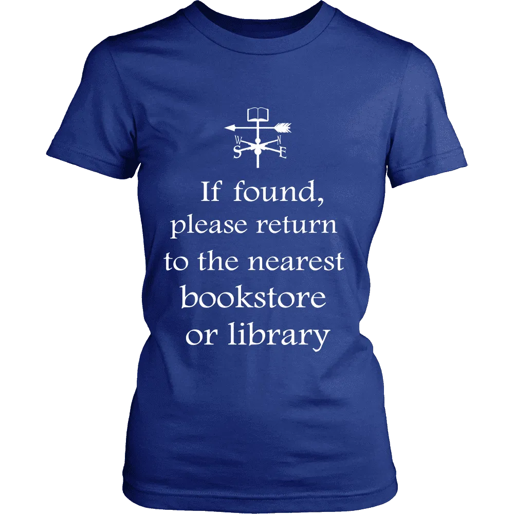 If found return to bookstore