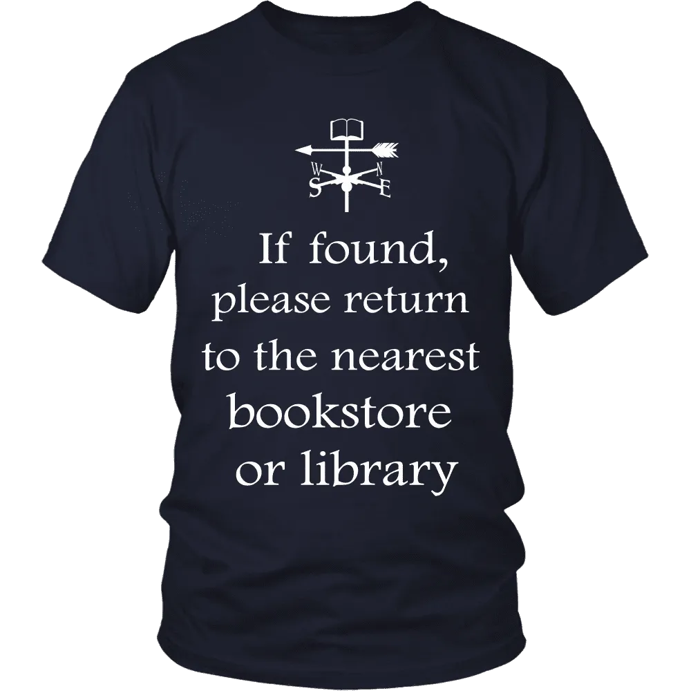 If found return to bookstore