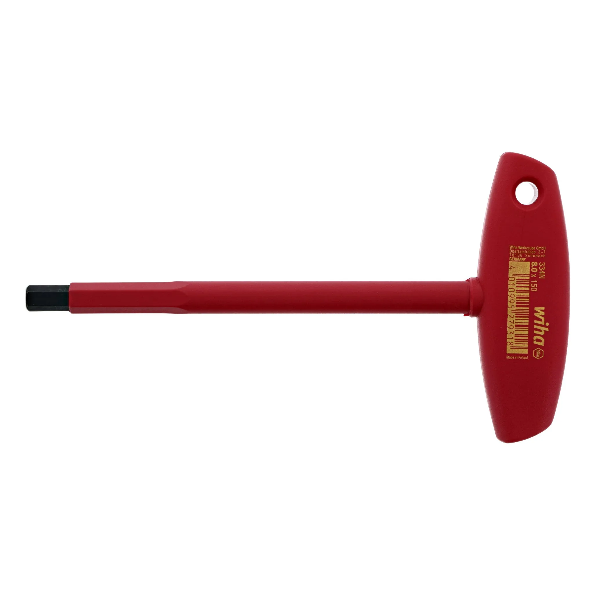 Insulated T-Handle Hex 8.0mm