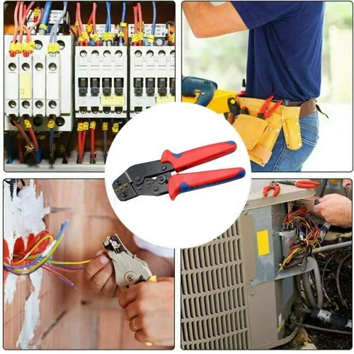 IP68 Waterproof Insulated Electrical Connectors Set, 4.8mm Crimp Terminals   Plier