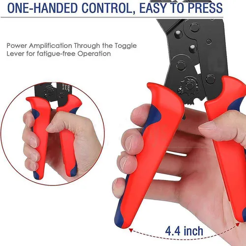 IP68 Waterproof Insulated Electrical Connectors Set, 4.8mm Crimp Terminals   Plier