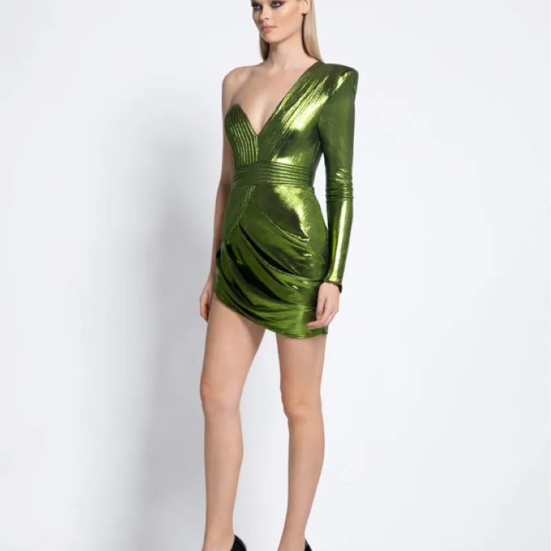 It's No Game Mettalic Mini Dress - 10