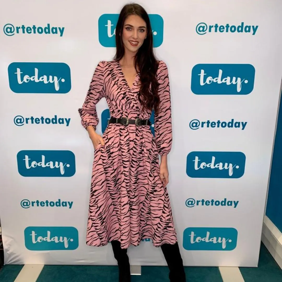 Ivy Wrap Dress (Pink)