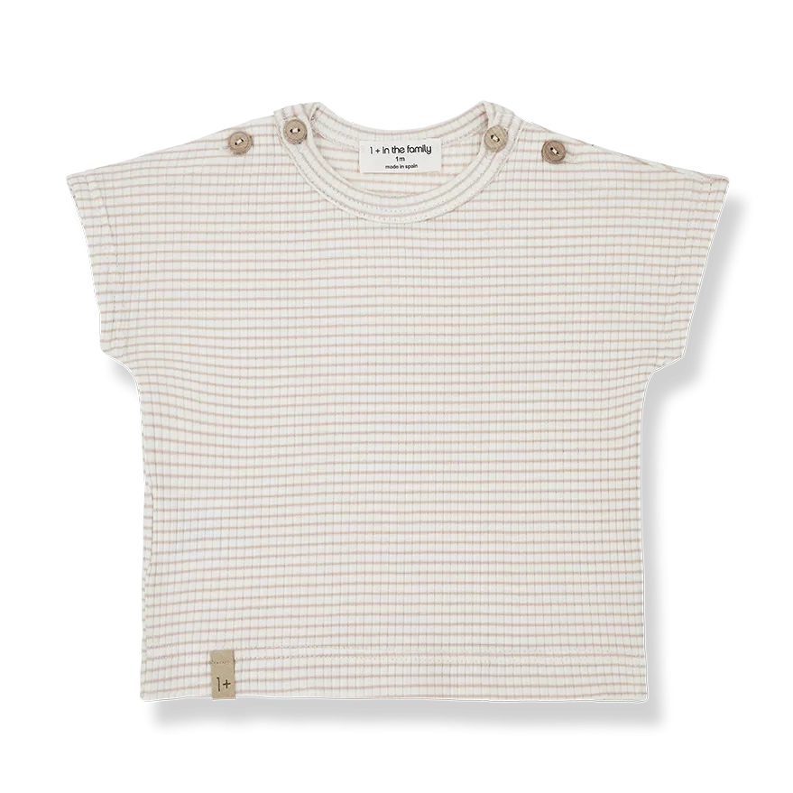 JAD s.sleeve t-shirt - nude-ivory