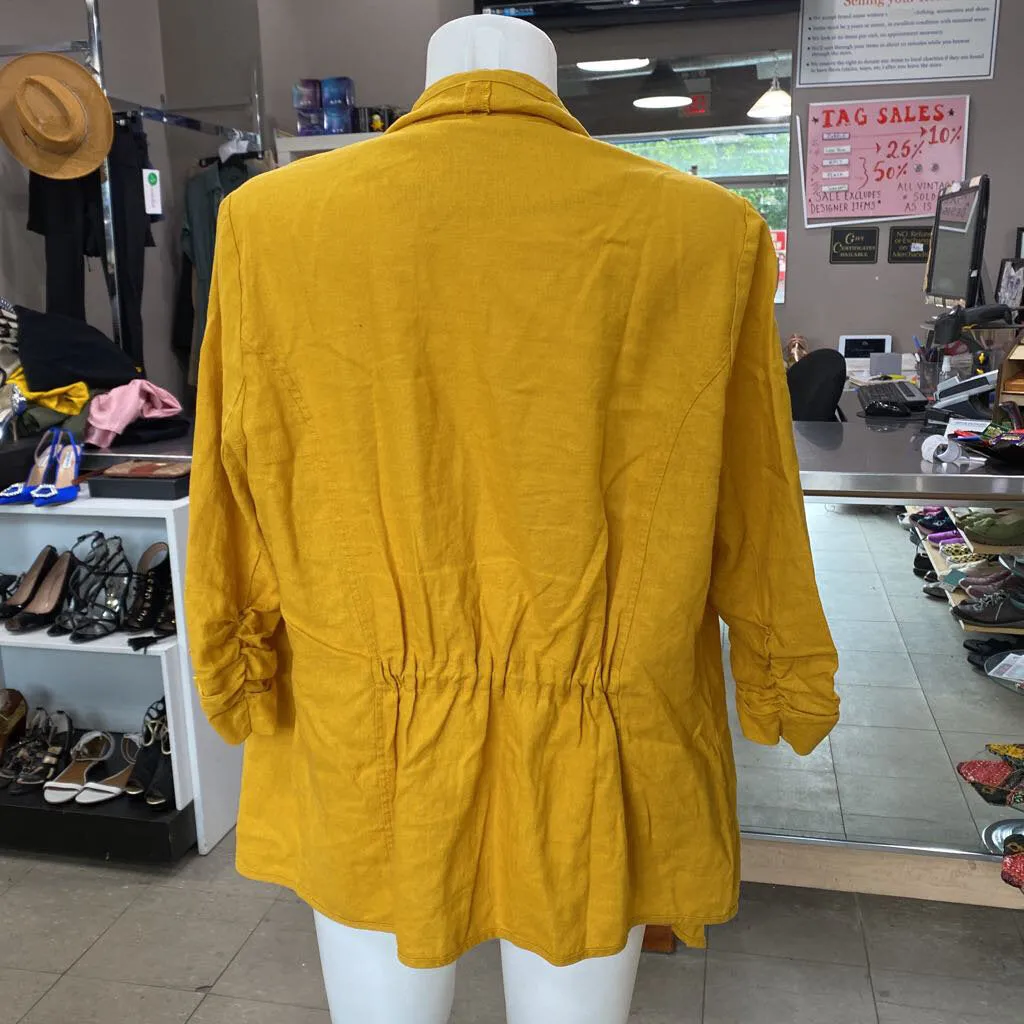 Jules & Leopold linen blend jacket/blazer S