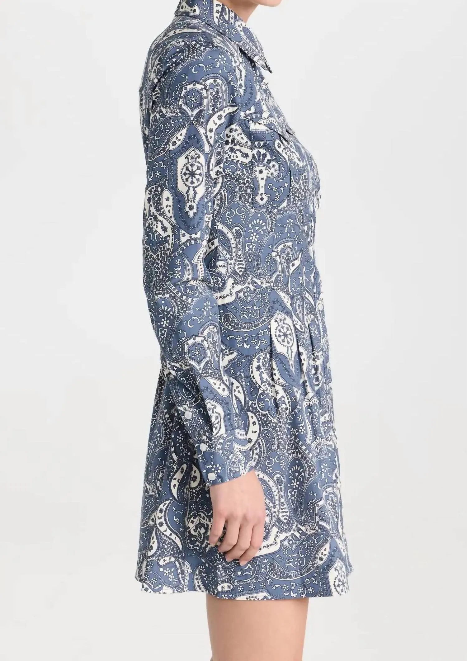 Karmi Dress In Washed Indigo Multi
