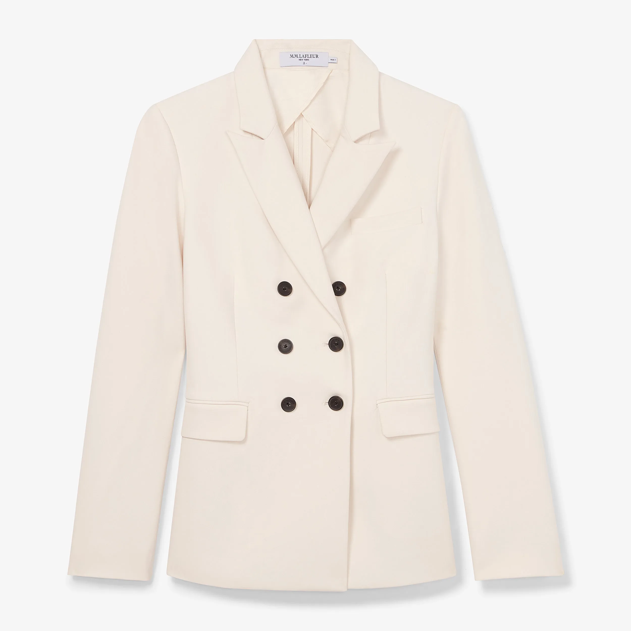 Kati Jacket - Flex Suiting :: Ivory
