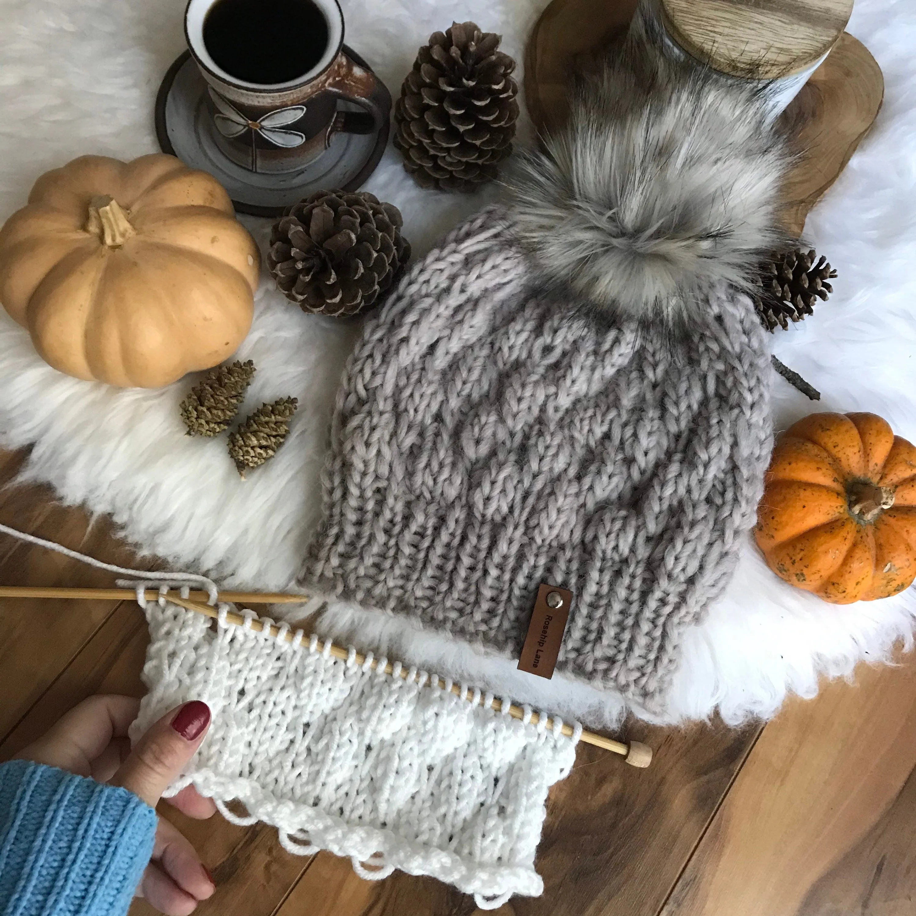 KNITTING PATTERN DIY The Bubble Stitch Women's Beanie, Pom Beanie Hat, Bubble stitch  Cap, Toque Bobble Hat Winter Hat, Beanie Hat