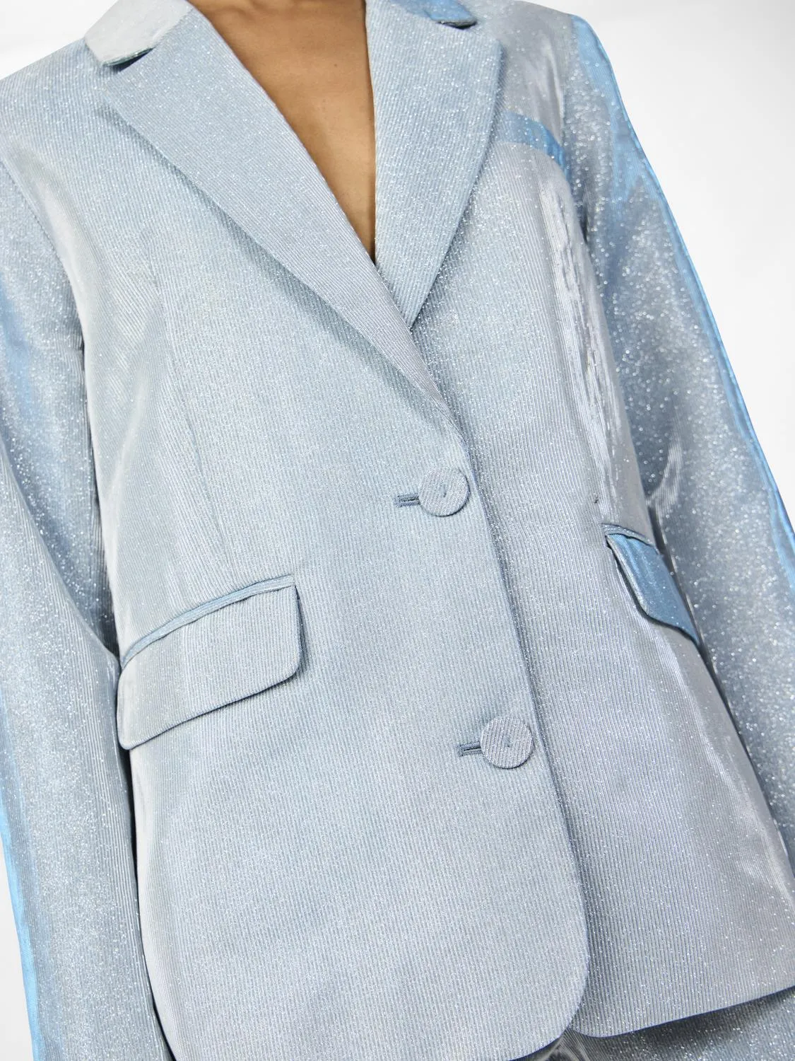 Laurel Blazer (Clear Sky/Metallic)