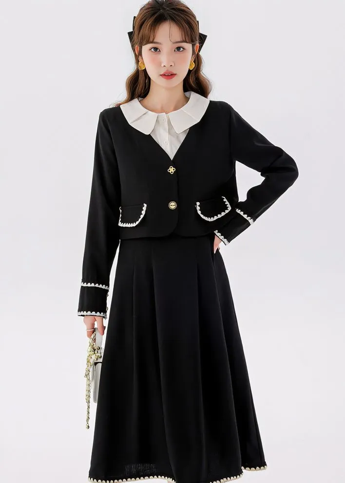 LAYER STYLE JACKET & SKIRT