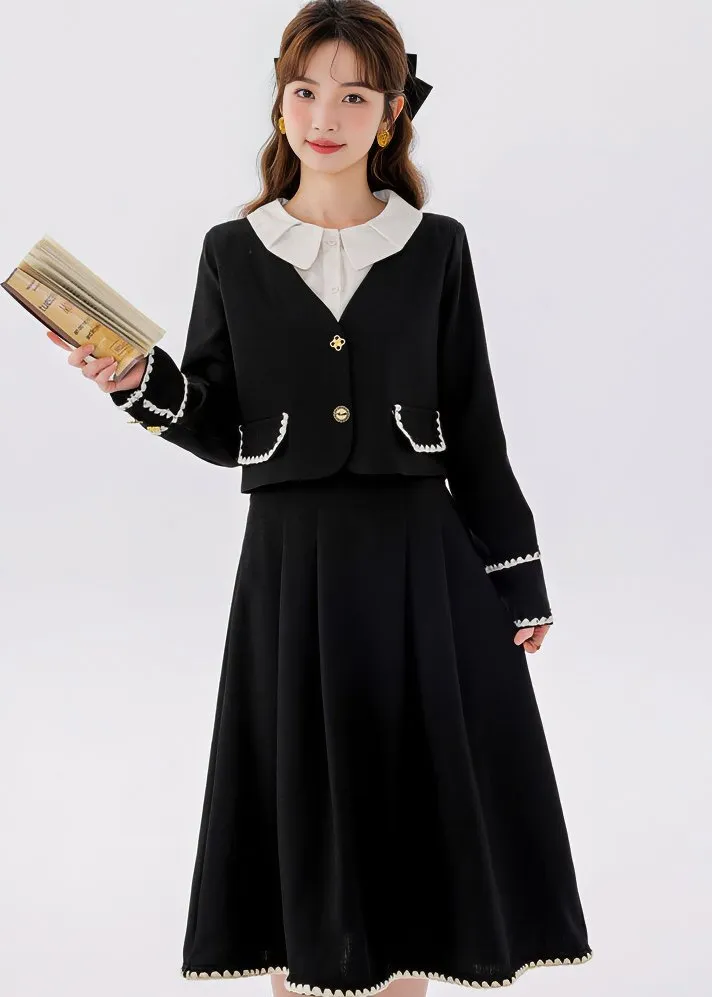 LAYER STYLE JACKET & SKIRT