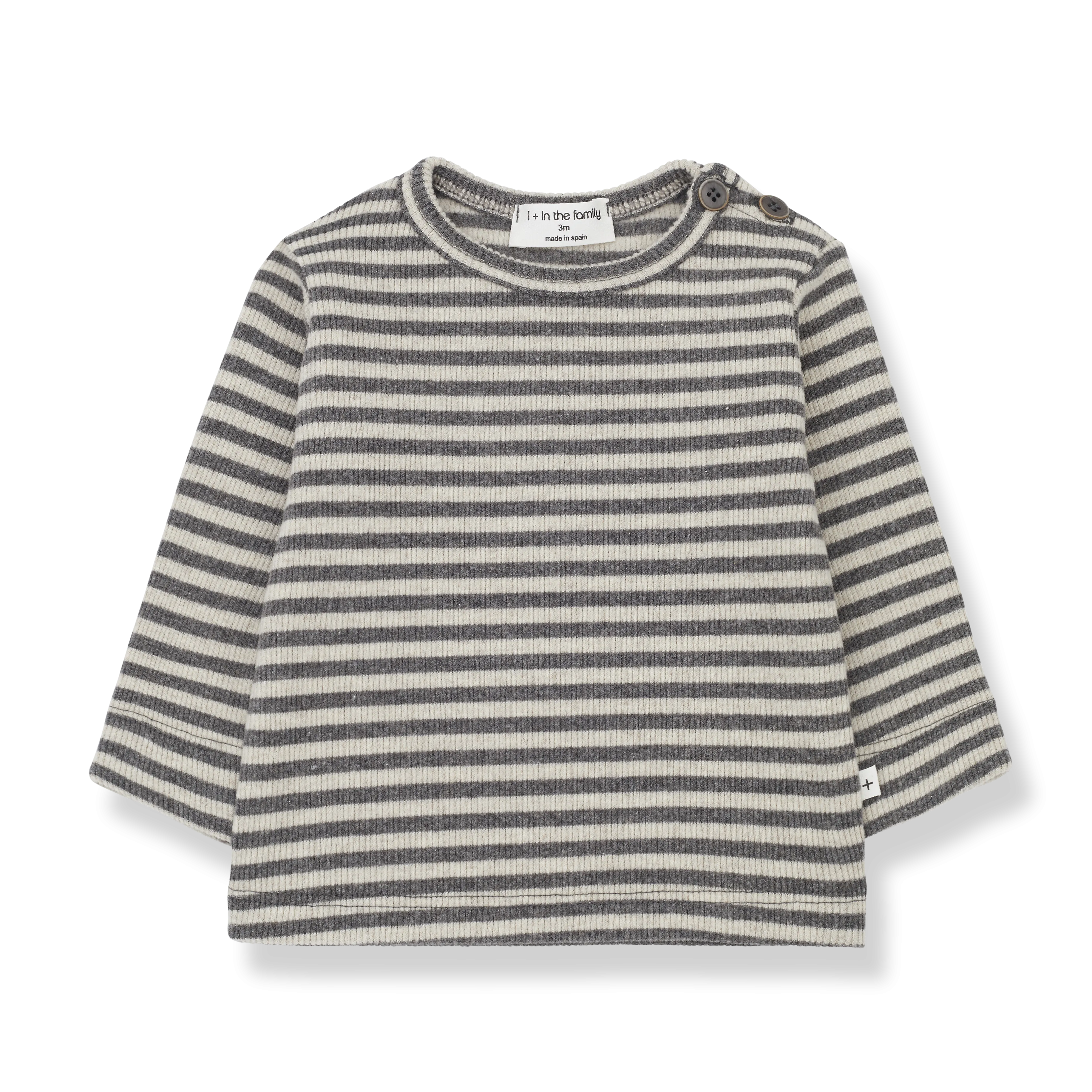 MAGALI l.sleeve t-shirt - oatmeal