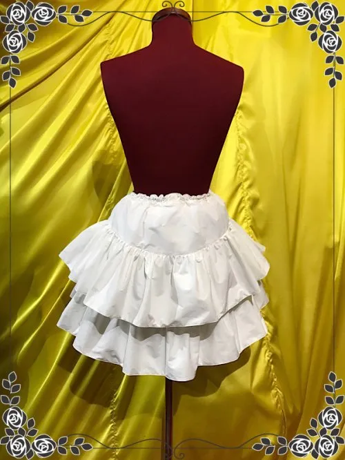 【MARBLE】マーブル　アシンメトリー前ロングスカート：白
