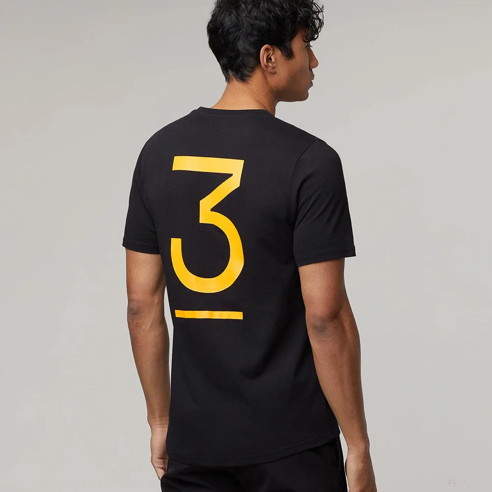 McLaren T-Shirt, Daniel Ricciardo #3, Black, 2022
