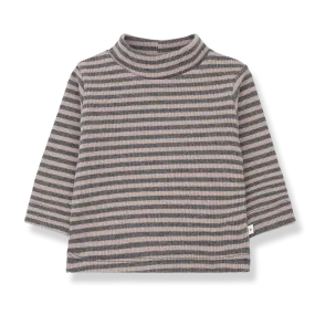 MEDIR turtle neck t-shirt - old-rose