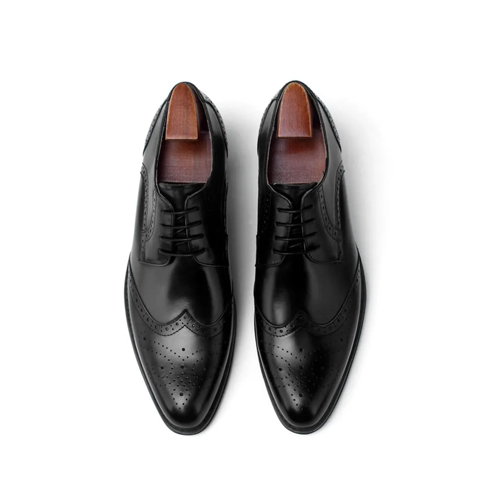 Men Two Tones Lace Up Formal Oxfords