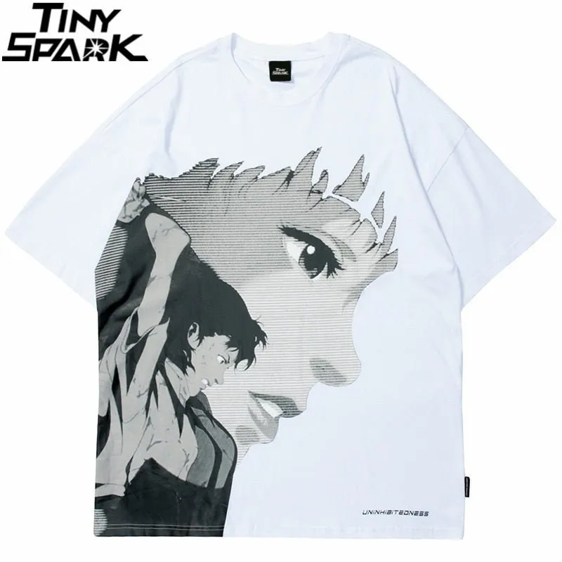 Men's Anime Girl Print T-Shirt