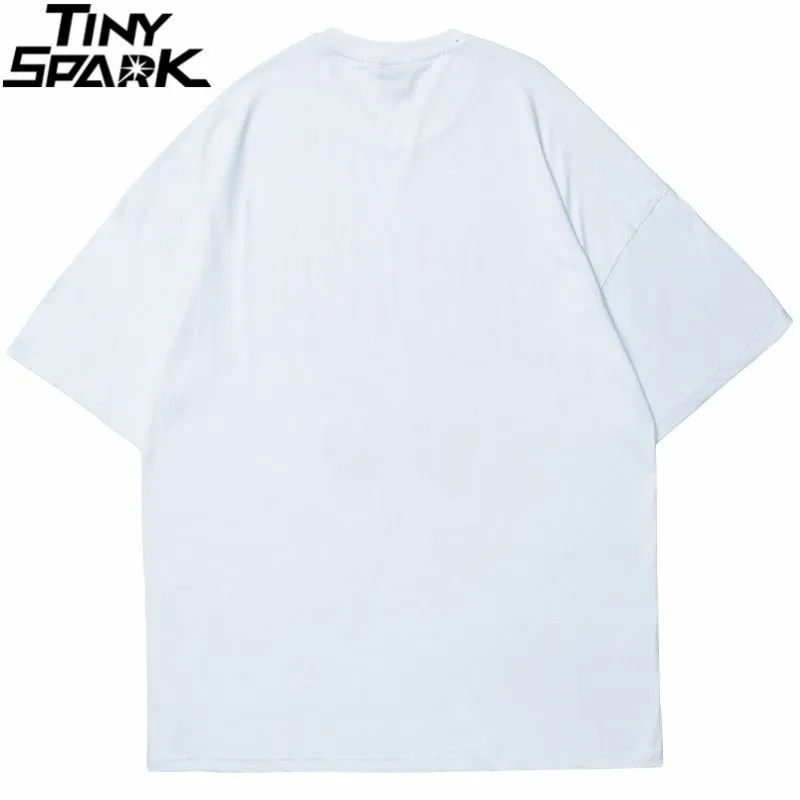Men's Anime Girl Print T-Shirt